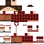 Minecraft skin texture, 64x64 pixels