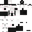 White Minecraft skin texture, 64x64 pixels