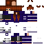 Minecraft skin texture, 64x64 pixels