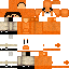 Minecraft skin texture, 64x64 pixels
