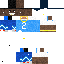 Minecraft skin texture, 64x64 pixels