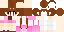 Minecraft skin texture, 64x32 legacy pixels