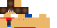 Minecraft skin texture, 64x32 legacy pixels