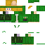 Minecraft skin texture, 64x64 pixels