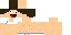 Minecraft skin texture, 64x32 legacy pixels