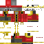 Minecraft skin texture, 64x64 pixels