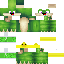Minecraft skin texture, 64x64 pixels