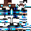 Minecraft skin texture, 64x64 pixels