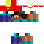 Minecraft skin texture, 64x64 pixels