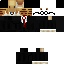 Minecraft skin texture, 64x64 pixels