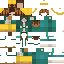 Minecraft skin texture, 64x64 pixels