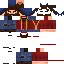Minecraft skin texture, 64x64 pixels
