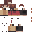 Minecraft skin texture, 64x64 pixels