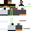 Minecraft skin texture, 64x64 pixels