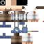 Classic Minecraft skin texture, 64x64 pixels