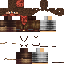 Minecraft skin texture, 64x64 pixels