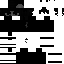 Black Minecraft skin texture, 64x64 pixels