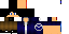Minecraft skin texture, 64x32 legacy pixels