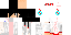 Minecraft skin texture, 64x32 legacy pixels