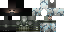 Minecraft skin texture, 64x32 legacy pixels
