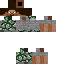 Minecraft skin texture, 64x64 pixels