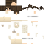 Minecraft skin texture, 64x64 pixels