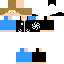 Minecraft skin texture, 64x64 pixels