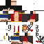 Minecraft skin texture, 64x64 pixels