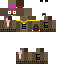 Minecraft skin texture, 64x64 pixels