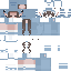 Minecraft skin texture, 64x64 pixels