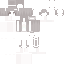 Gray Minecraft skin texture, 64x64 pixels