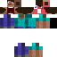 Minecraft skin texture, 64x64 pixels