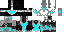 Minecraft skin texture, 64x32 legacy pixels