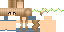 Minecraft skin texture, 64x32 legacy pixels