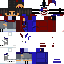Minecraft skin texture, 64x64 pixels