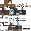 Minecraft skin texture, 64x64 pixels