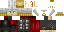 Minecraft skin texture, 64x32 legacy pixels