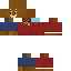 Minecraft skin texture, 64x64 pixels