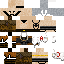 Minecraft skin texture, 64x64 pixels