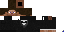 Minecraft skin texture, 64x32 legacy pixels
