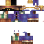 Minecraft skin texture, 64x64 pixels