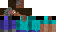 Minecraft skin texture, 64x32 legacy pixels