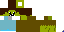 Minecraft skin texture, 64x32 legacy pixels
