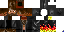 Minecraft skin texture, 64x32 legacy pixels