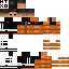 Minecraft skin texture, 64x64 pixels