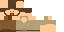 Minecraft skin texture, 64x32 legacy pixels