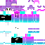 Minecraft skin texture, 64x64 pixels