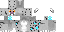 Minecraft skin texture, 64x32 legacy pixels