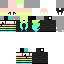 Minecraft skin texture, 64x64 pixels