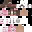 Minecraft skin texture, 64x64 pixels